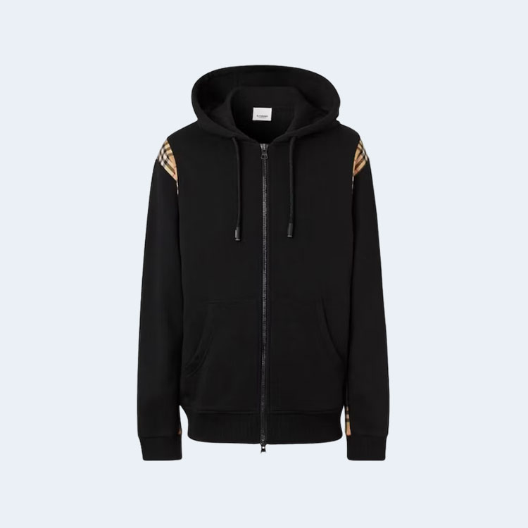 버버리 캄프톤 윈드브레이커 자켓 블랙