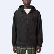 버버리 호스페리 프린트 셰이프 후드 재킷