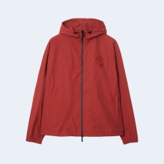 버버리 나일론 코튼 B로고 레드 자켓
