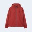 버버리 나일론 코튼 B로고 레드 자켓