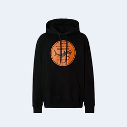 버버리 샤크 그래픽 코튼 후드 스웨트셔츠