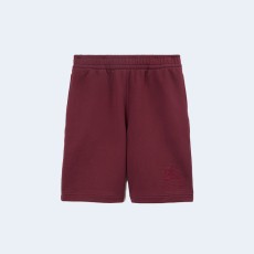 버버리 코튼 라이더 자수 쇼츠 버건디