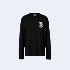 버버리 TB 모노그램 모티브 롱슬리브 블랙