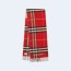 버버리 컨트라스트 체크 스카프 아카이브 베이지 레드