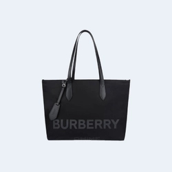 버버리 나일론 토트백 미디엄 블랙