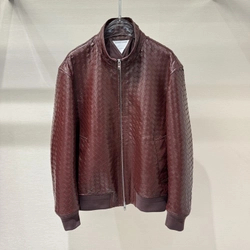 보테가 베네타 인트레치아토 레더 자켓