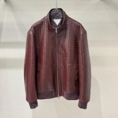 보테가 베네타 인트레치아토 레더 자켓
