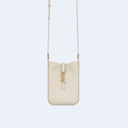 생로랑 LE 5 A 7 미니 버티컬백 화이트