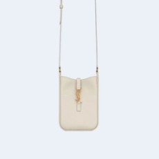 생로랑 LE 5 A 7 미니 버티컬백 화이트