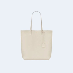 생로랑 노스트 사우스 쇼핑백 화이트