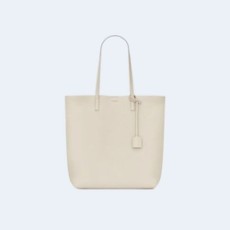 생로랑 노스트 사우스 쇼핑백 화이트