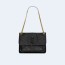 생로랑 빈티지 니키 미디움백 블랙