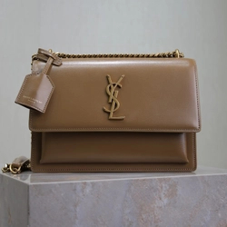 생로랑 선셋백 미듐 금장