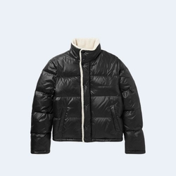 생로랑 포우 시어링 셸 다운 자켓