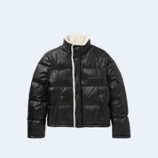 생로랑 포우 시어링 셸 다운 자켓