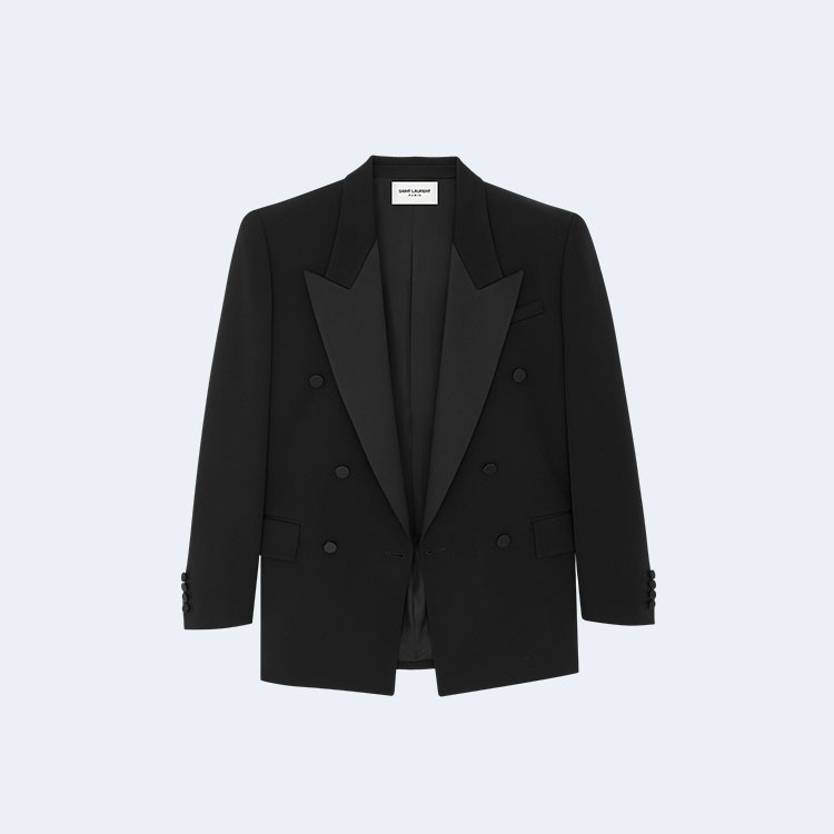 생로랑 그랑 드 뿌드르 오버사이즈 자켓
