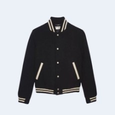 생로랑 테디 칼리지 바시티 자켓