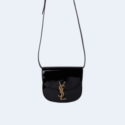 생로랑 카이아 스몰 샤이니 샤첼 숄더백 블랙 골드