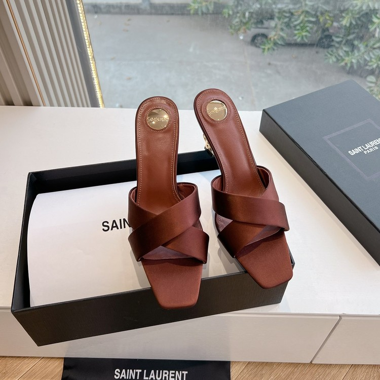 생로랑 오피움 85 새틴 뮬