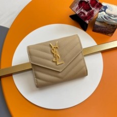 생로랑 모노그램 컴팩트 3단 반지갑