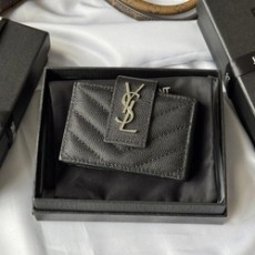 생로랑 아코디언 카드지갑 607907