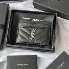 생로랑 모노그램 카드 지갑 423291