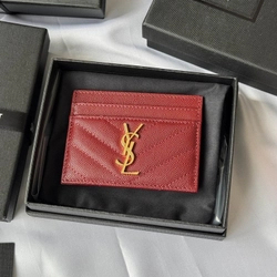 생로랑 모노그램 카드 지갑 423291