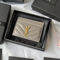 생로랑 모노그램 카드 지갑 423291