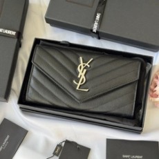 생로랑 마틀라세 모노그램 플랩 장지갑 372264