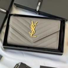 생로랑 마틀라세 모노그램 플랩 장지갑 372264