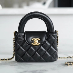 샤넬 퀄팅 켈리백 미니 블랙