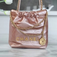 샤넬 22백 미니 로즈골드 금장
