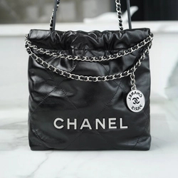 샤넬 22백 미니 블랙 은장