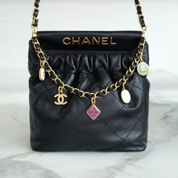 샤넬 22백 미니 버킷백 금장