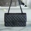 샤넬 클래식 미디엄 블랙 캐비어