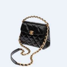 샤넬 미니 탑 핸들 플랩백