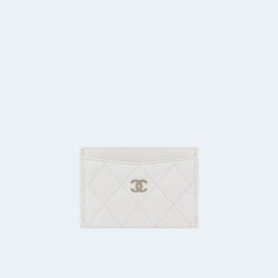 샤넬 클래식 카드 홀더 화이트