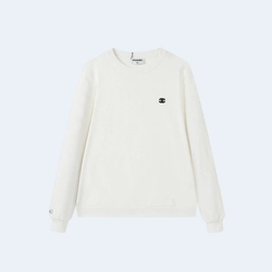 샤넬 로고 베이직 맨투맨