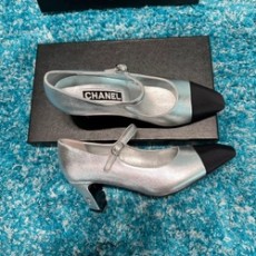 샤넬 투톤 슬링백 펌프스 6.5cm