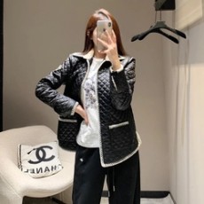 샤넬 코코네쥬 로고 퀼팅 라잇패딩 재킷
