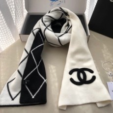 샤넬  양모 100% CC 로고 머플러