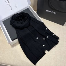 샤넬 양모 로고 머플러