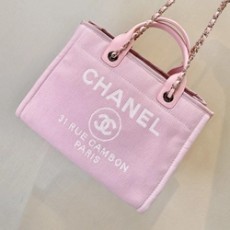 샤넬 깜봉 31 RUE 믹스드 파이버 도빌백