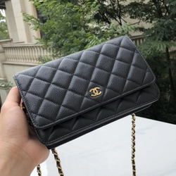 샤넬 woc 턴락 골드 클래식 캐비어