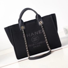 샤넬 31 RUE 믹스드 파이버 도빌백  미디엄