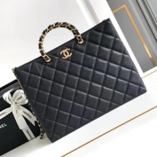 샤넬 CC 로고 퀕팅 쇼핑 쇼퍼백