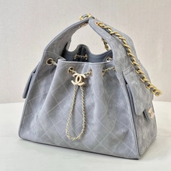 샤넬 25c 뉴호보백 샤이니 스웨이드 40