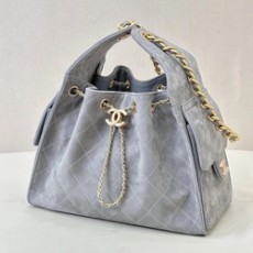 샤넬 25c 뉴호보백 샤이니 스웨이드 40