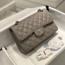 샤넬 클래식 캐비어 그레이 23