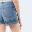 샤넬 자수데님 쇼츠 라이트 블루